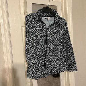 Hello Saturday Black and White Patterned Top